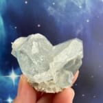Aquamarine Cluster with Muscovite