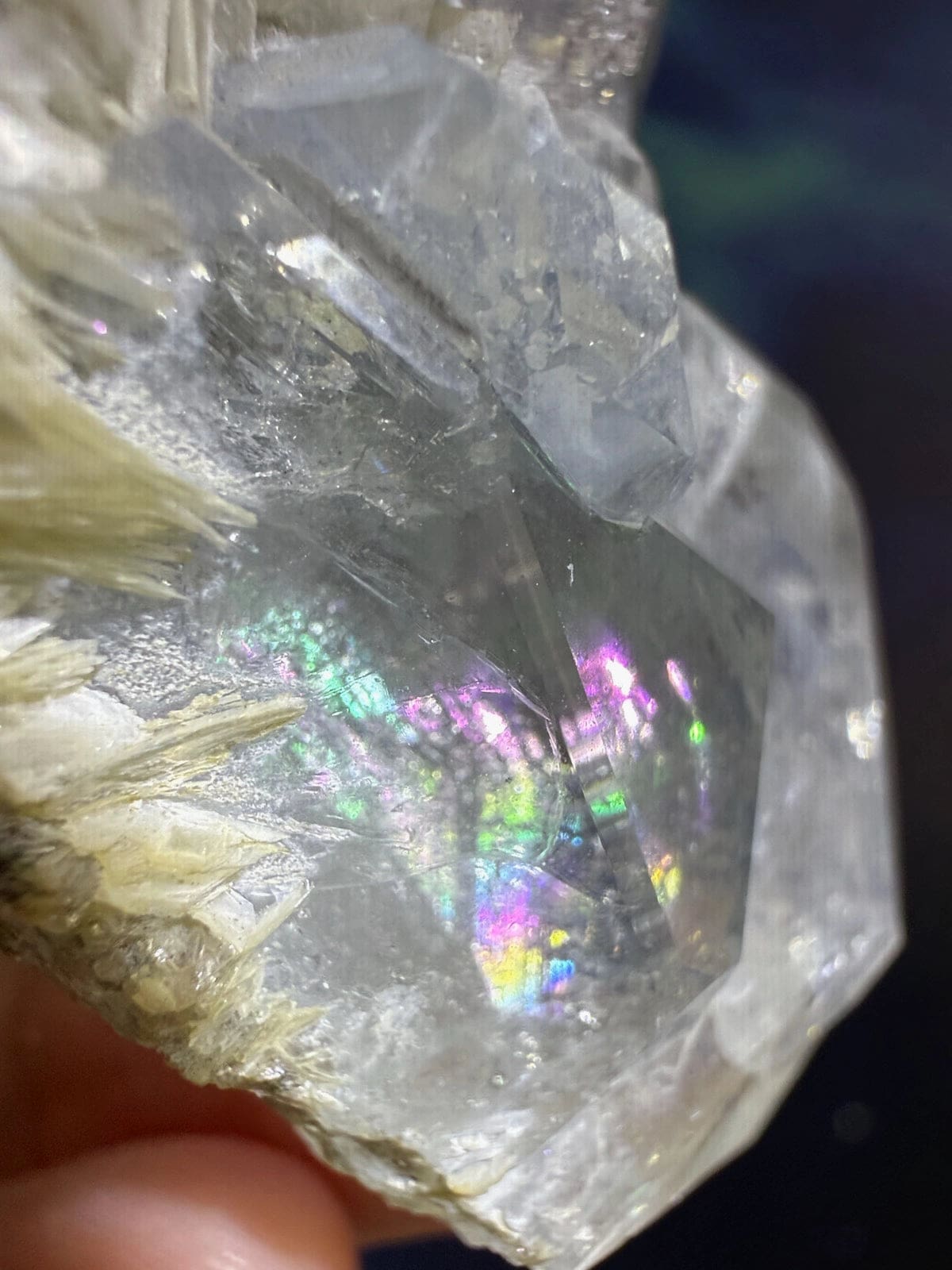 Aquamarine Cluster with Muscovite