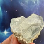 Aquamarine Cluster with Muscovite
