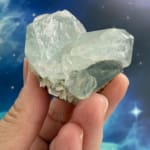 Aquamarine Cluster with Muscovite