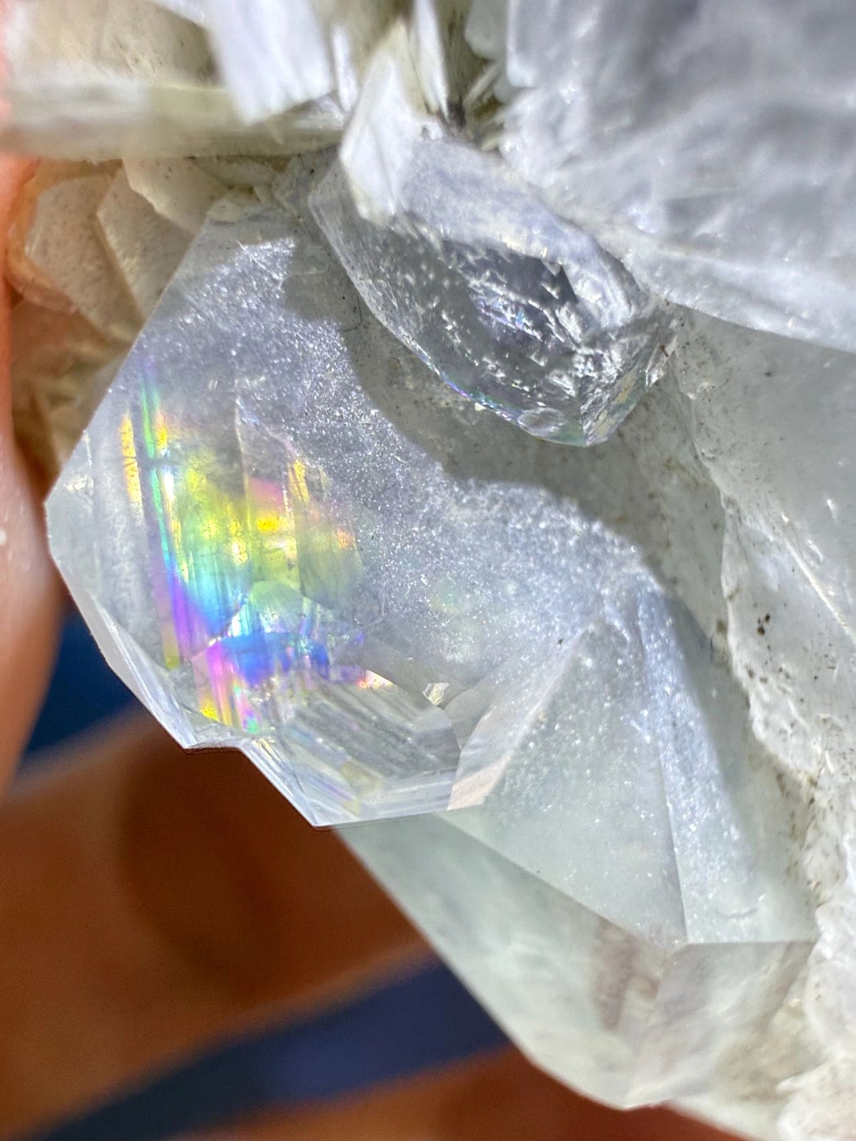Aquamarine Cluster with Muscovite