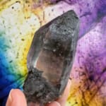 Black Tourmaline in Quartz Point