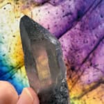 Black Tourmaline in Quartz Point