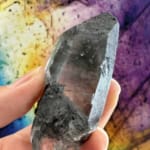 Black Tourmaline in Quartz Point