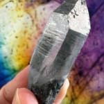 Black Tourmaline in Quartz Point
