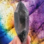 Black Tourmaline in Quartz Point