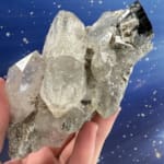 Clear Quartz with Black Tourmaline