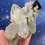 Clear Quartz with Black Tourmaline