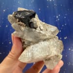 Clear Quartz with Black Tourmaline