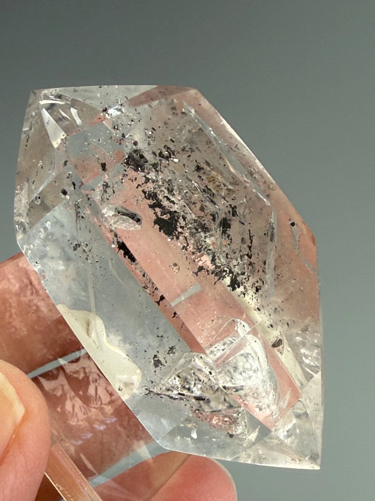 Double Terminated Enhydro Quartz A