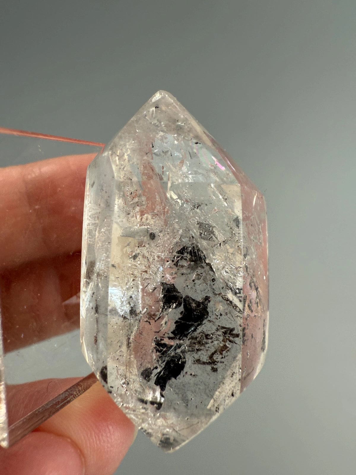 Double Terminated Enhydro Quartz B