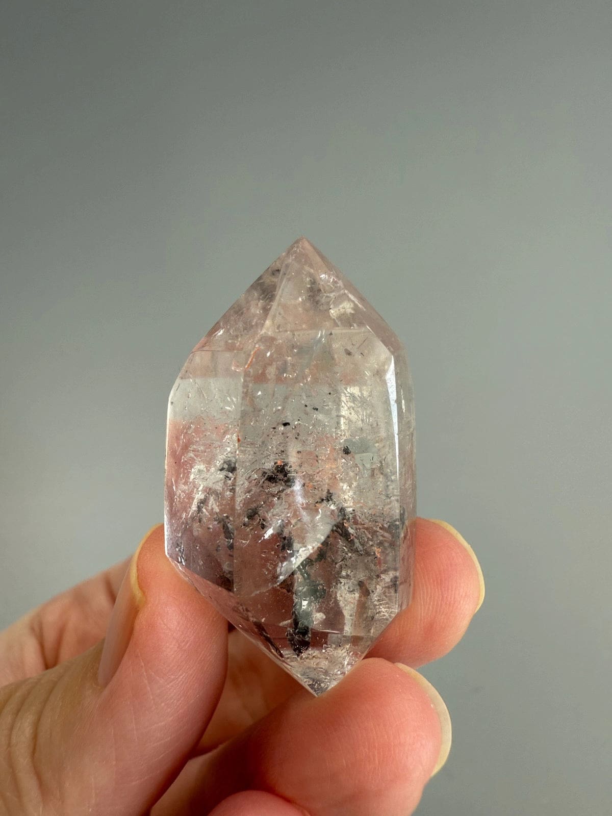 Double Terminated Enhydro Quartz B