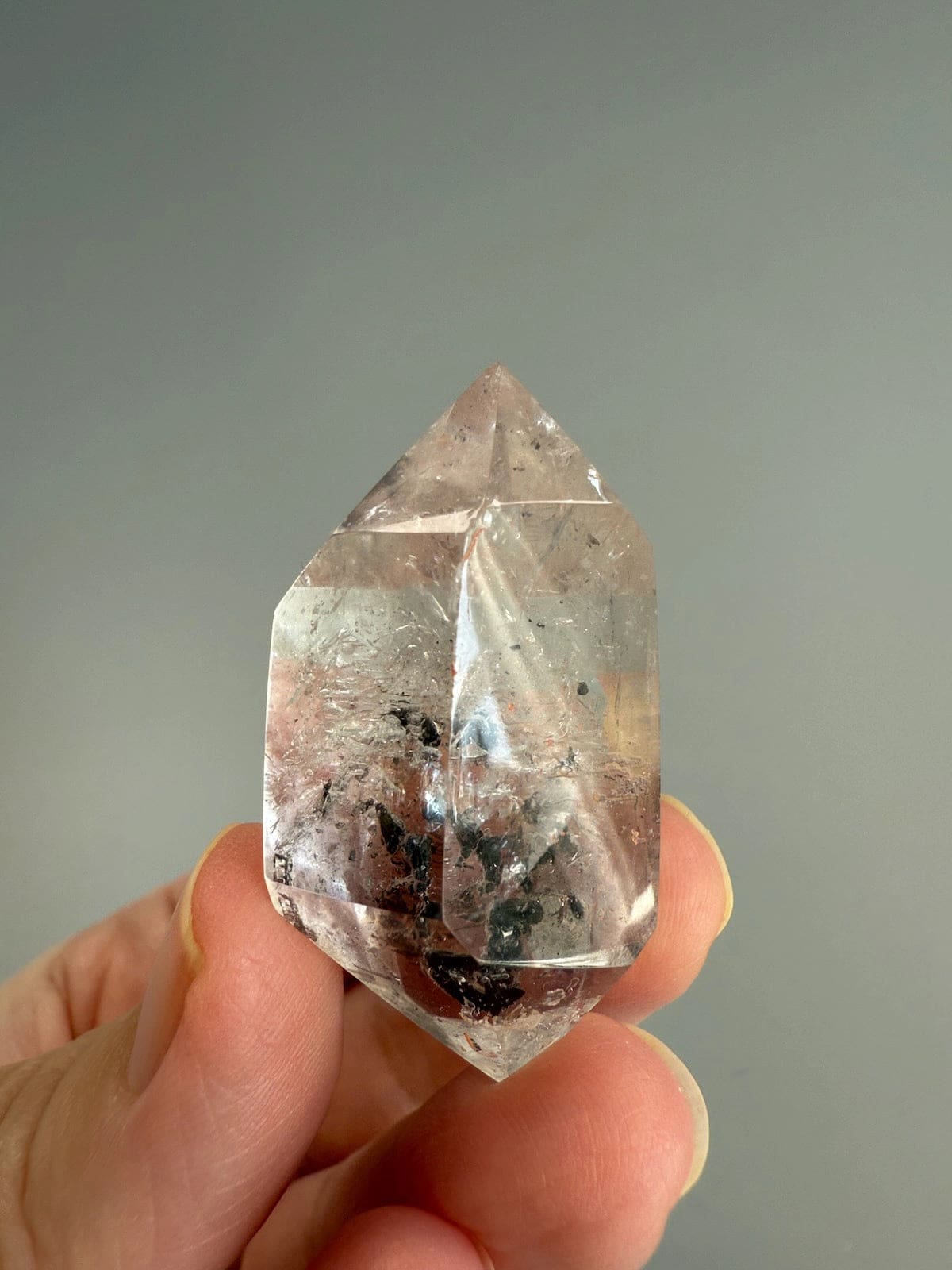Double Terminated Enhydro Quartz B