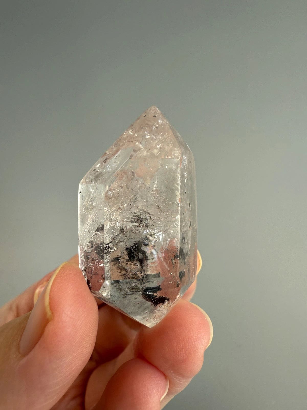 Double Terminated Enhydro Quartz B
