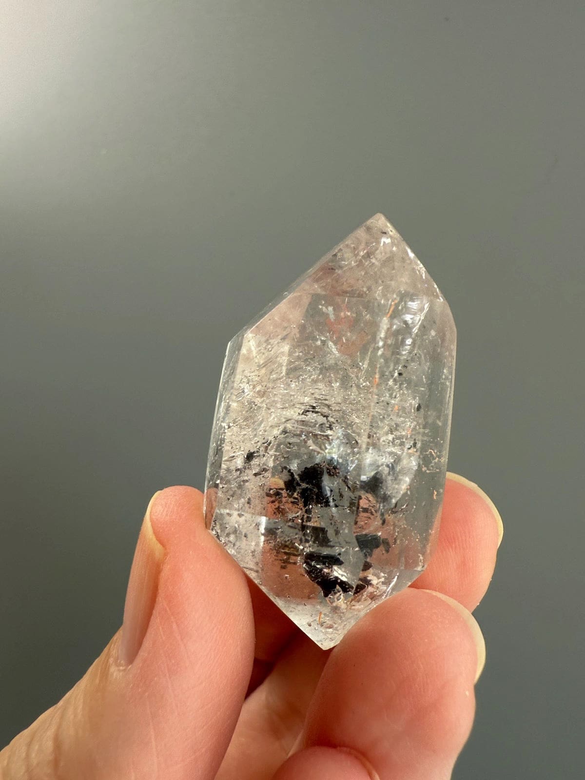 Double Terminated Enhydro Quartz B