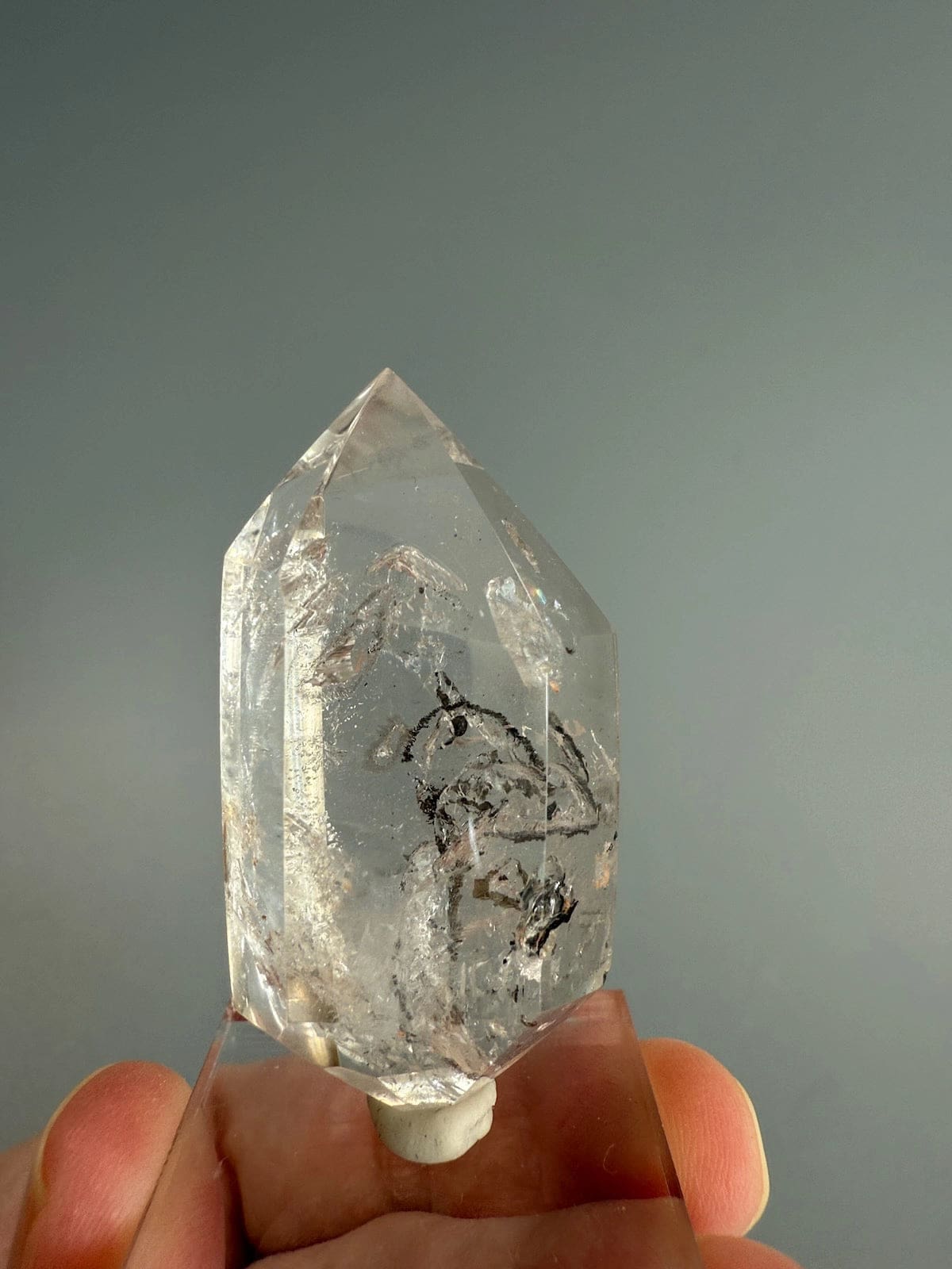 Double Terminated Enhydro Quartz C
