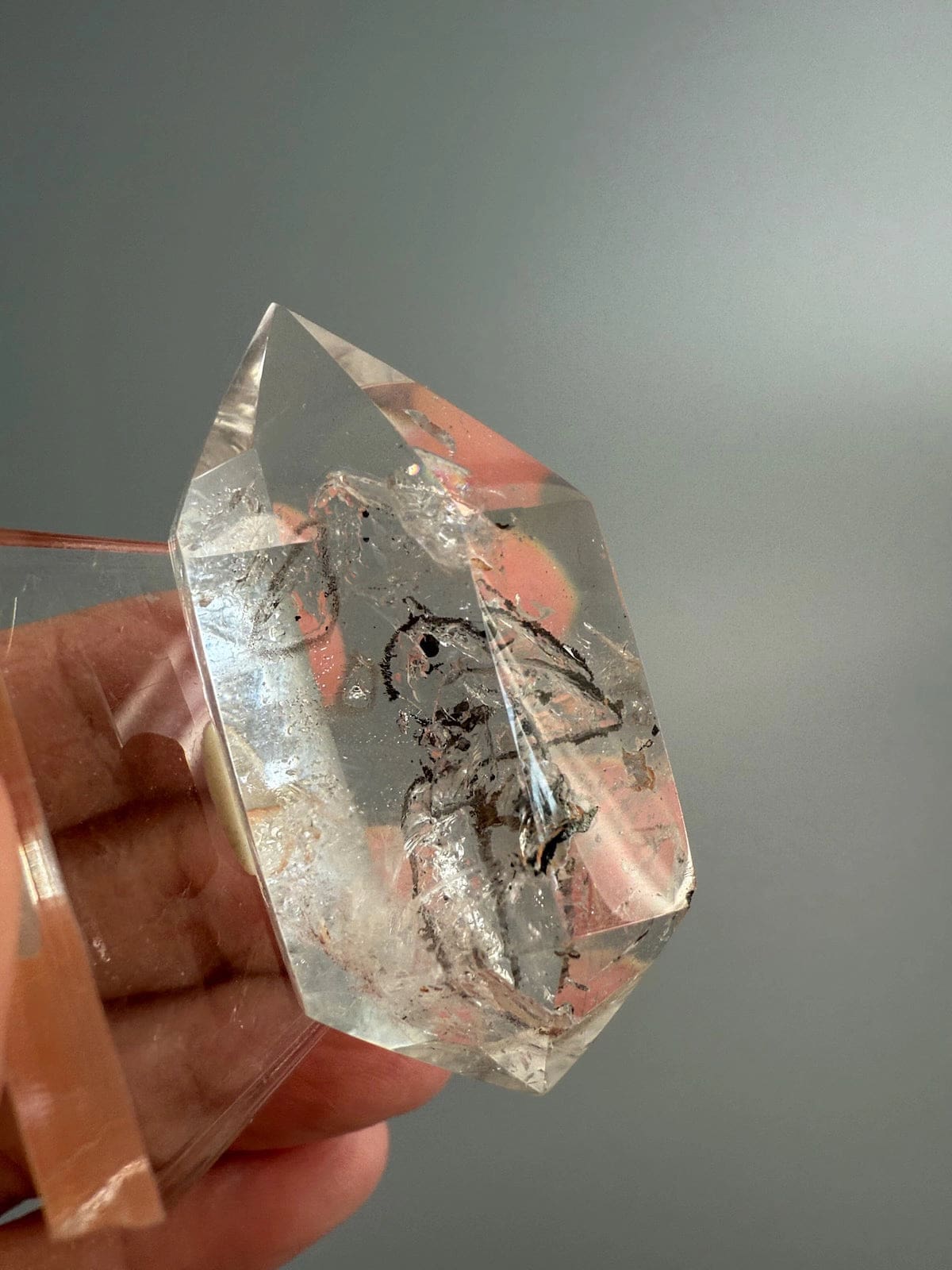 Double Terminated Enhydro Quartz C