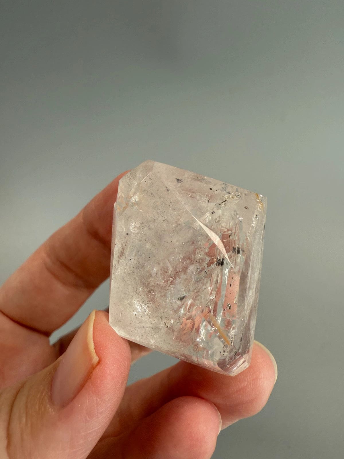 Double Terminated Enhydro Quartz D