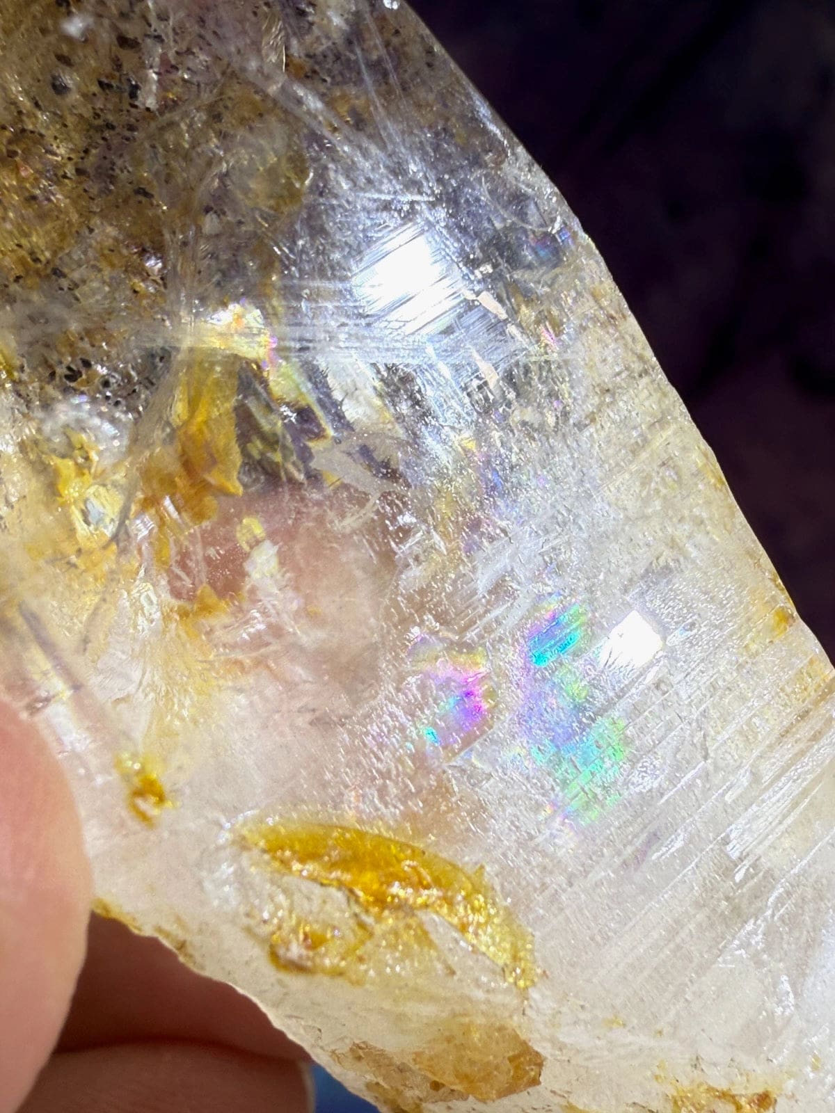 Golden Healer Quartz Point