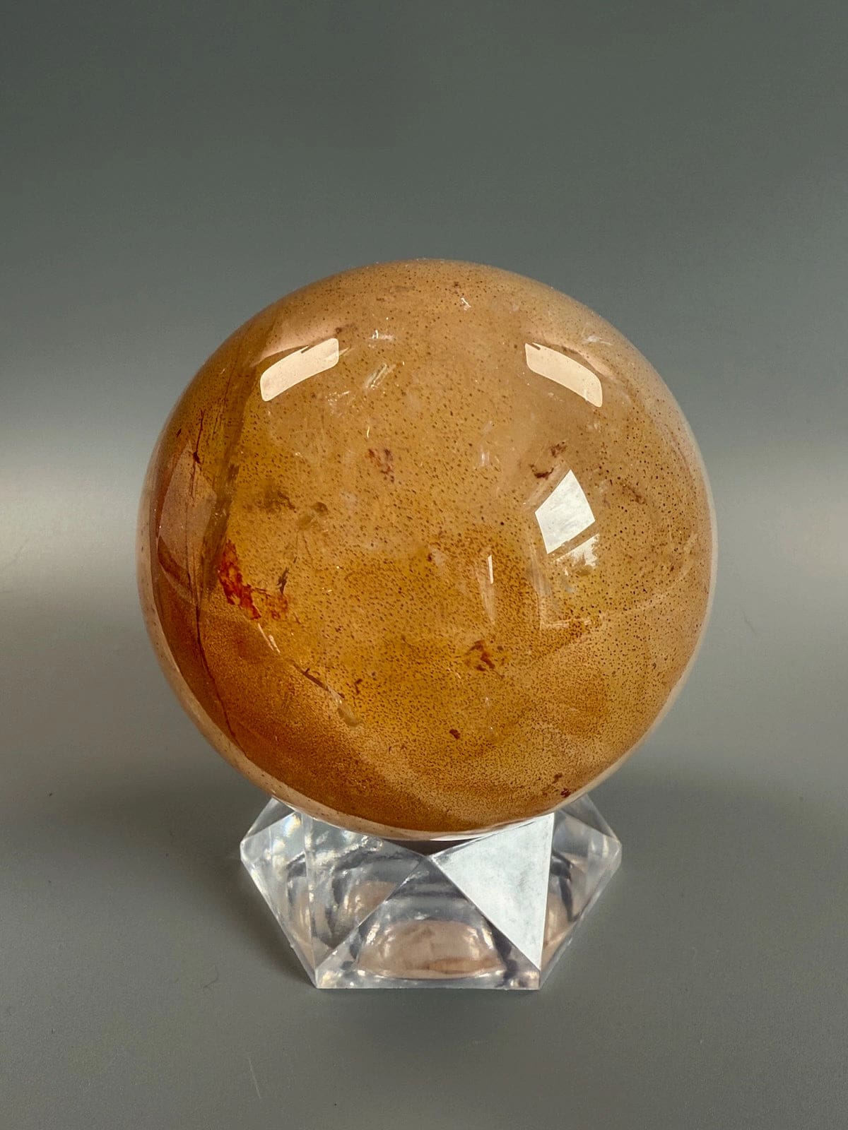 Golden Healer Quartz Sphere