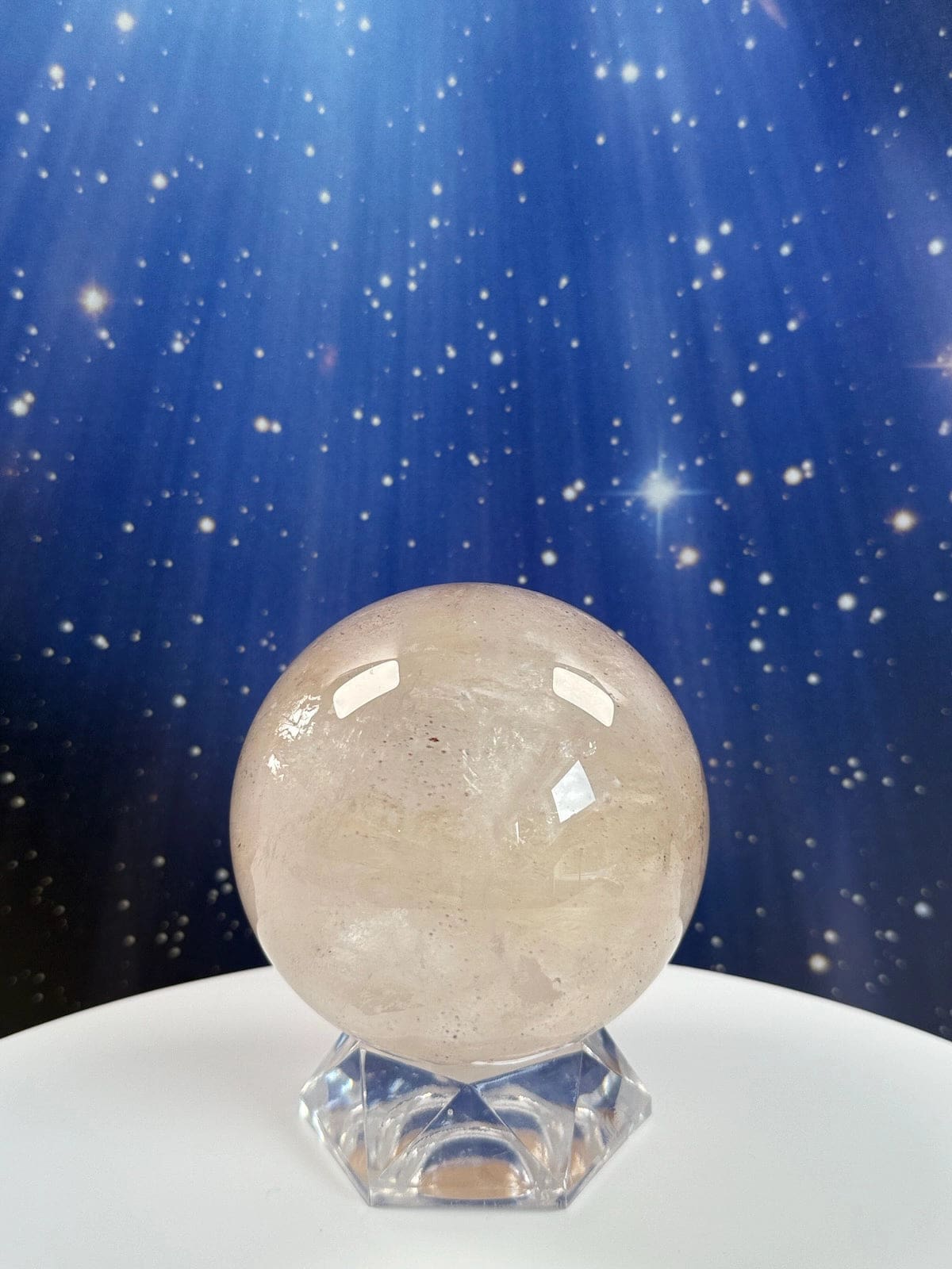 Golden Healer Quartz Sphere