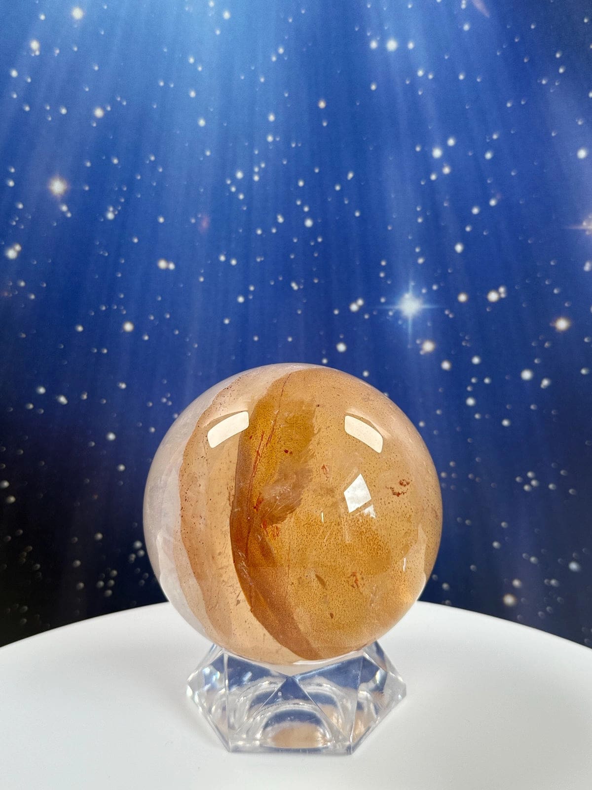Golden Healer Quartz Sphere