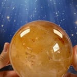 Golden Healer Quartz Sphere