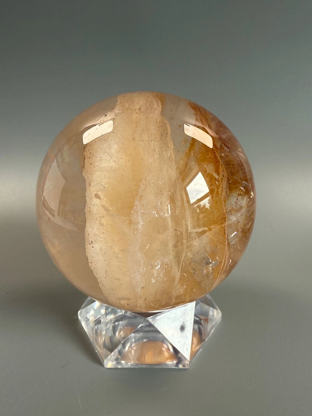 Golden Healer Quartz Sphere