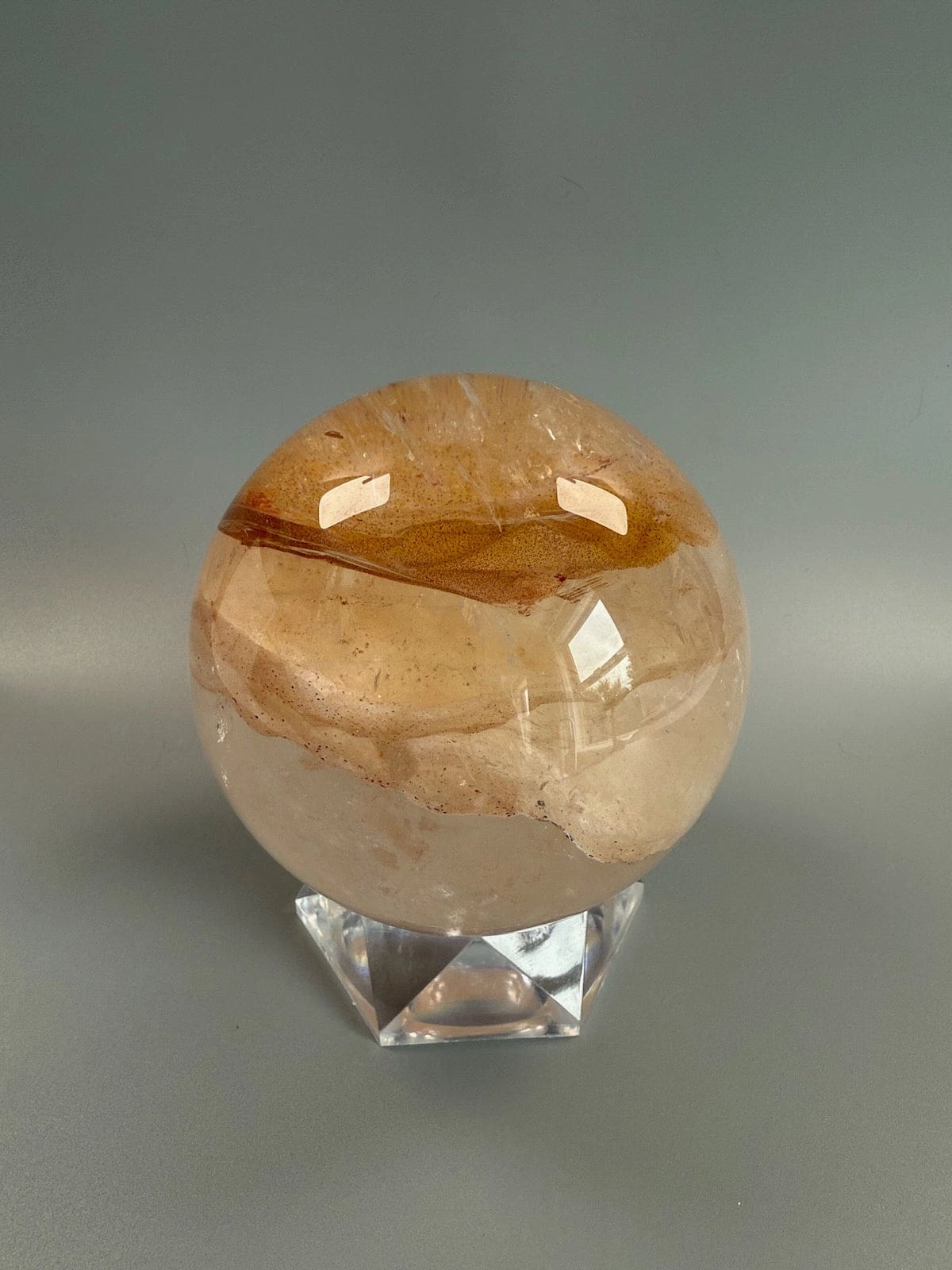Golden Healer Quartz Sphere