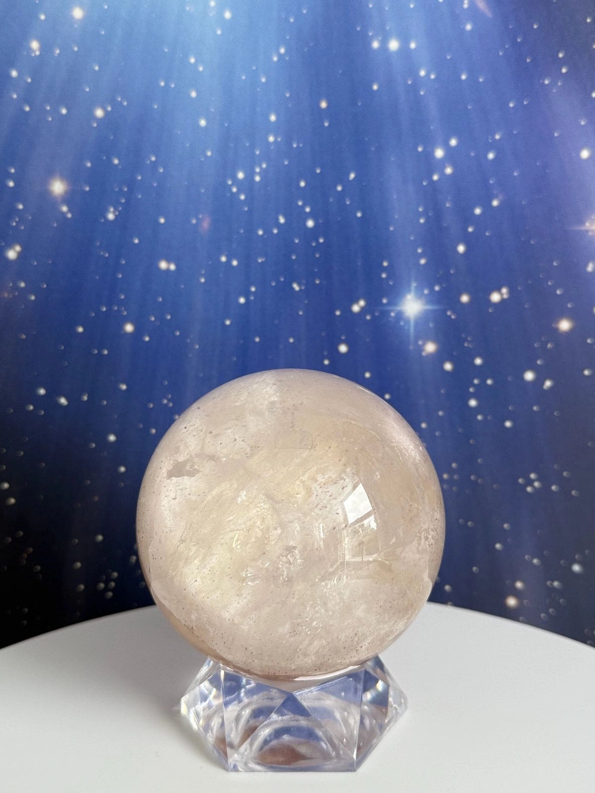 Golden Healer Quartz Sphere