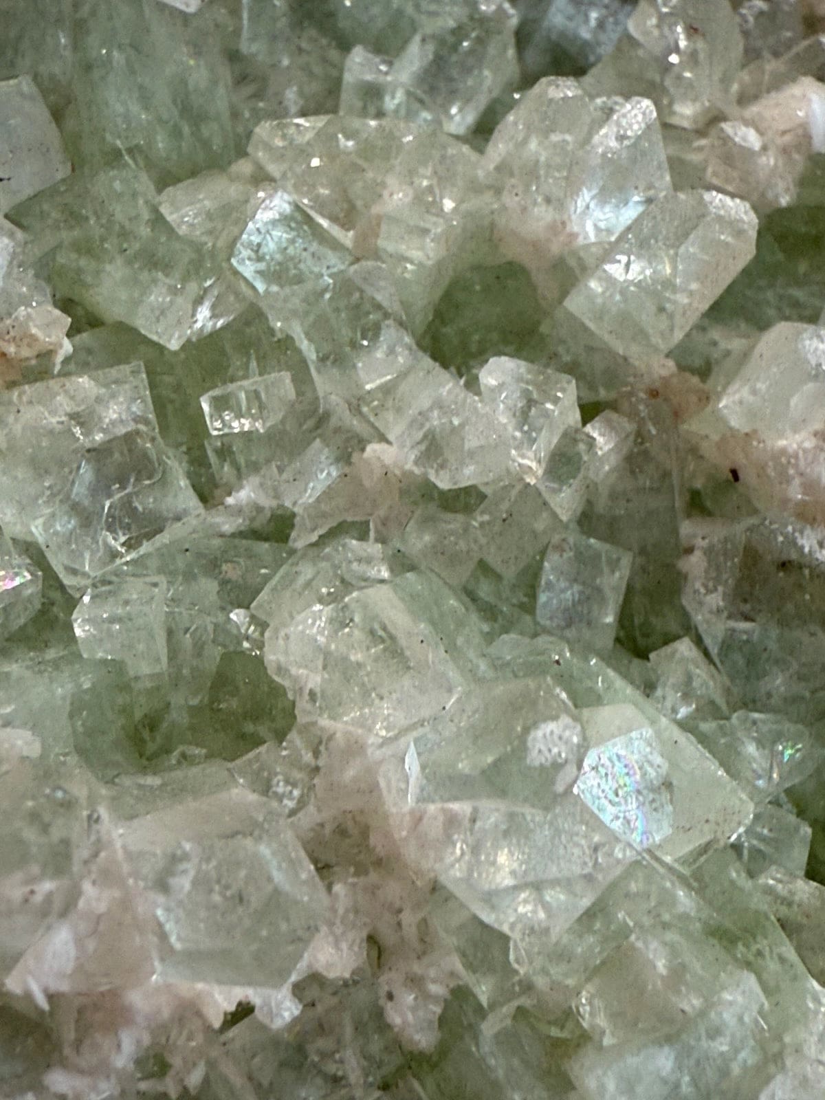 Green Apophyllite Skull