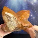 Huge Golden Healer Coated Quartz