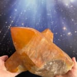 Huge Golden Healer Coated Quartz
