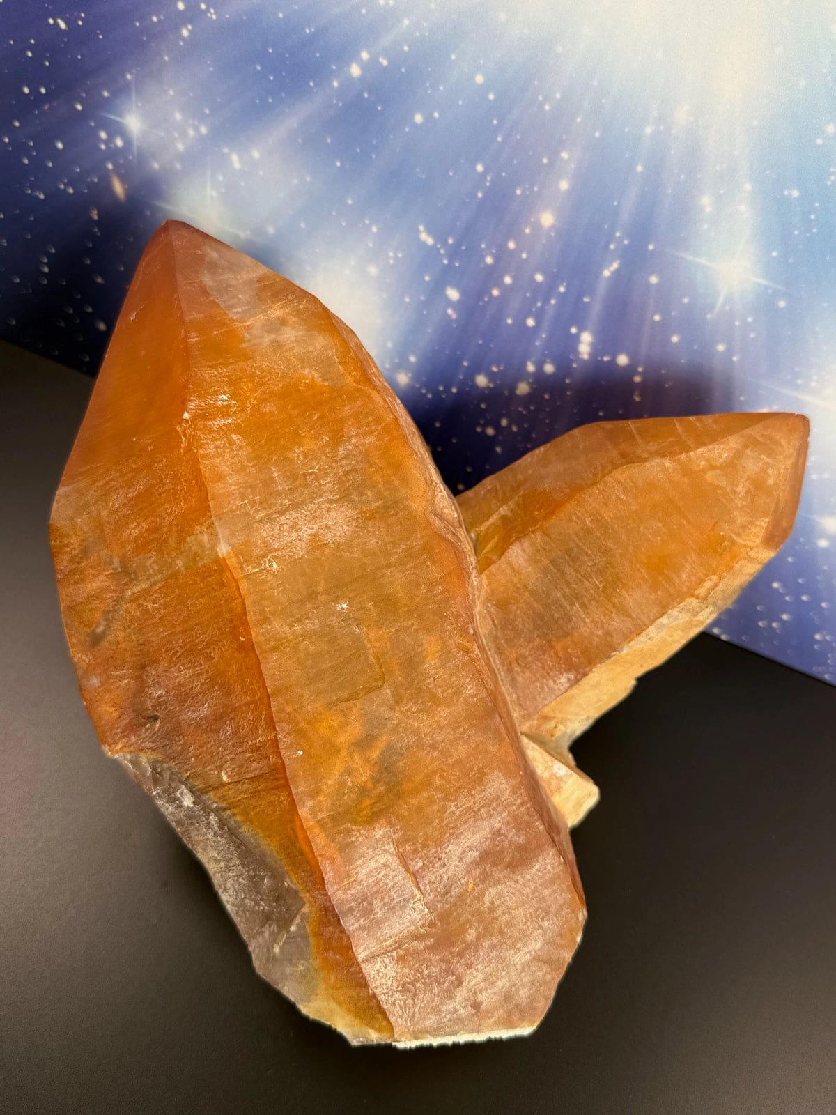 Huge Golden Healer Coated Quartz