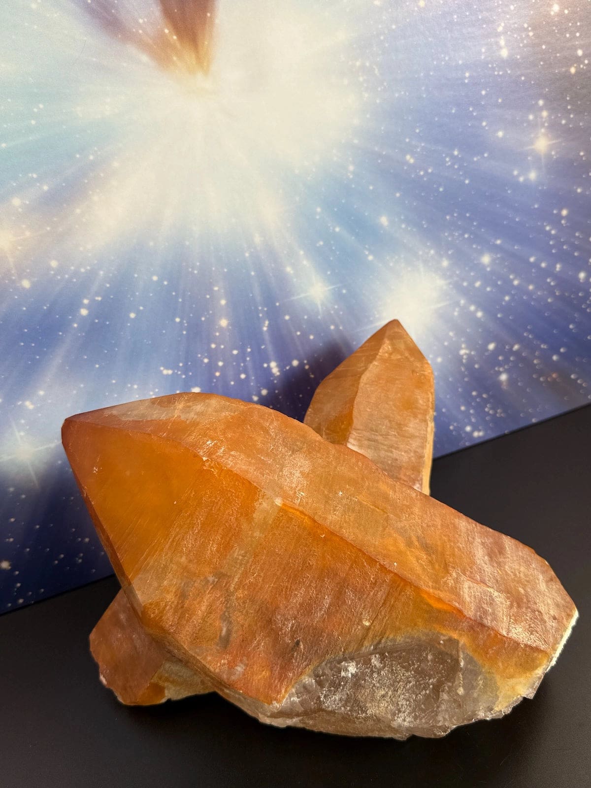 Huge Golden Healer Coated Quartz