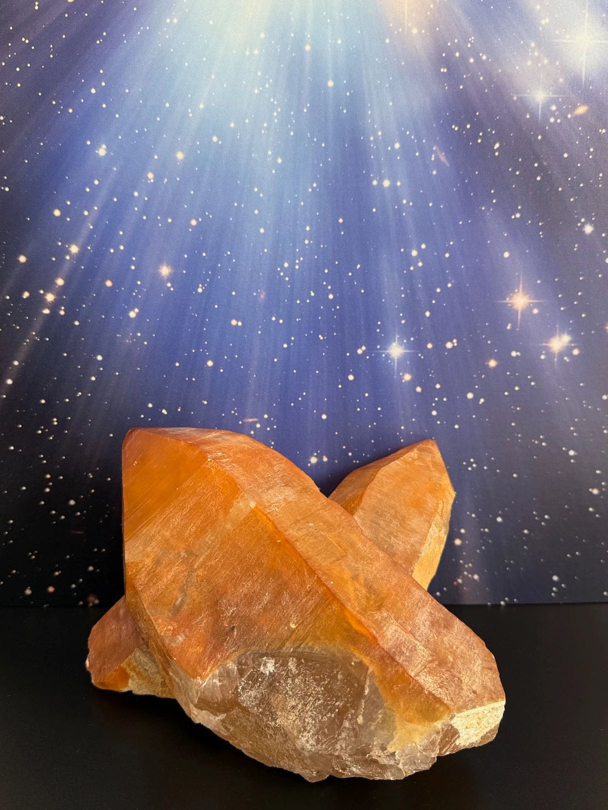 Huge Golden Healer Coated Quartz