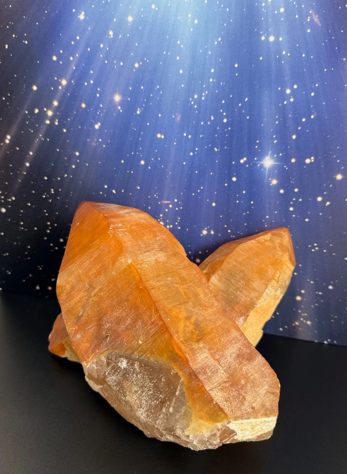 Huge Golden Healer Coated Quartz