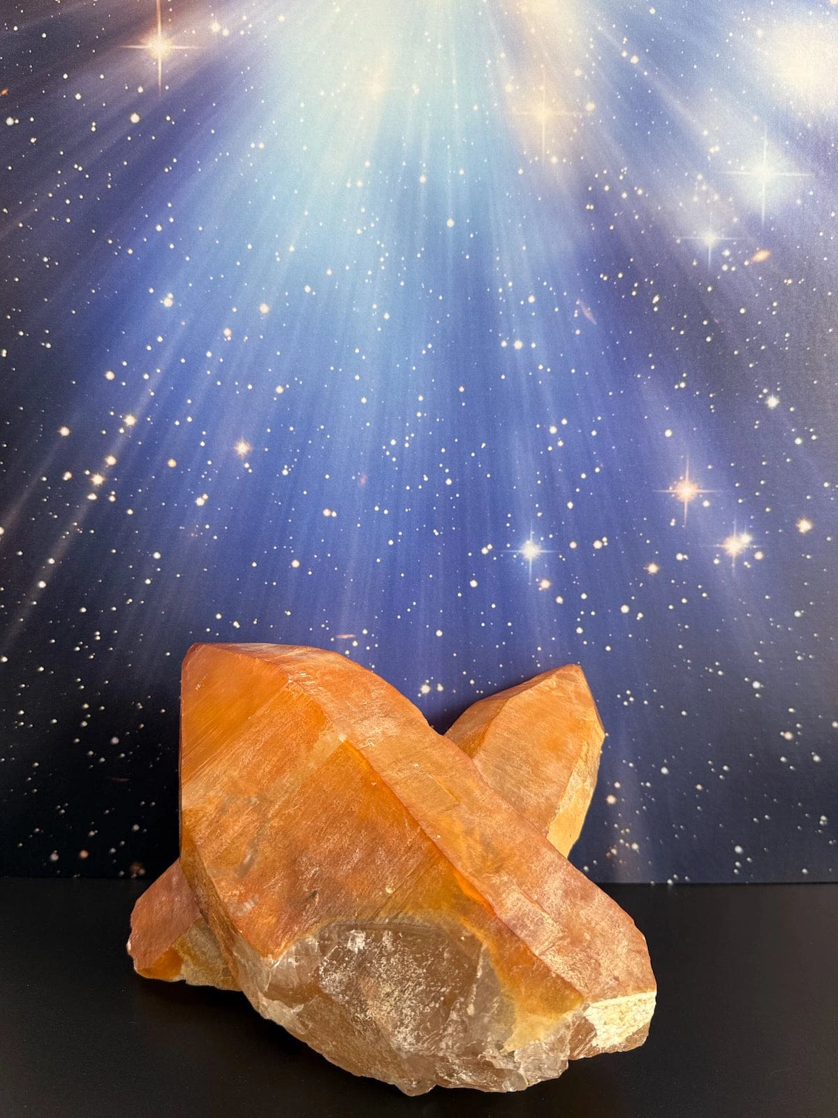Huge Golden Healer Coated Quartz