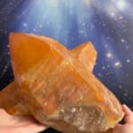 Huge Golden Healer Coated Quartz