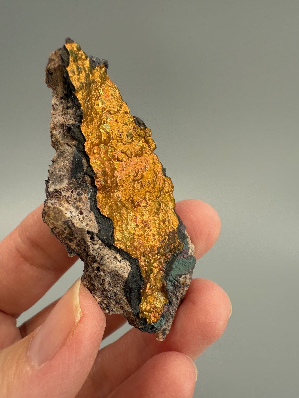 Smaller Rare Iridescent Turgite