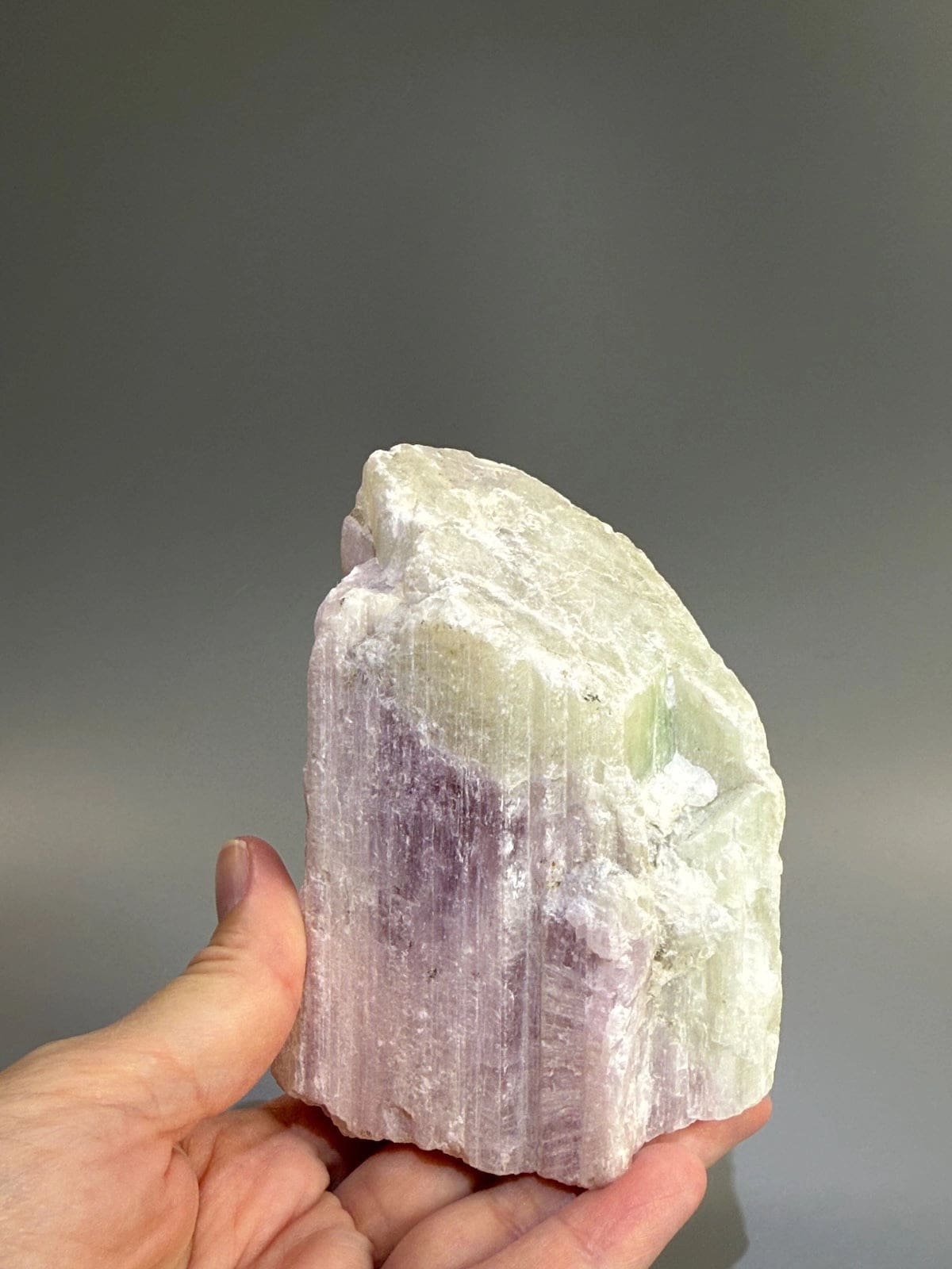 Kunzite with Hiddenite A