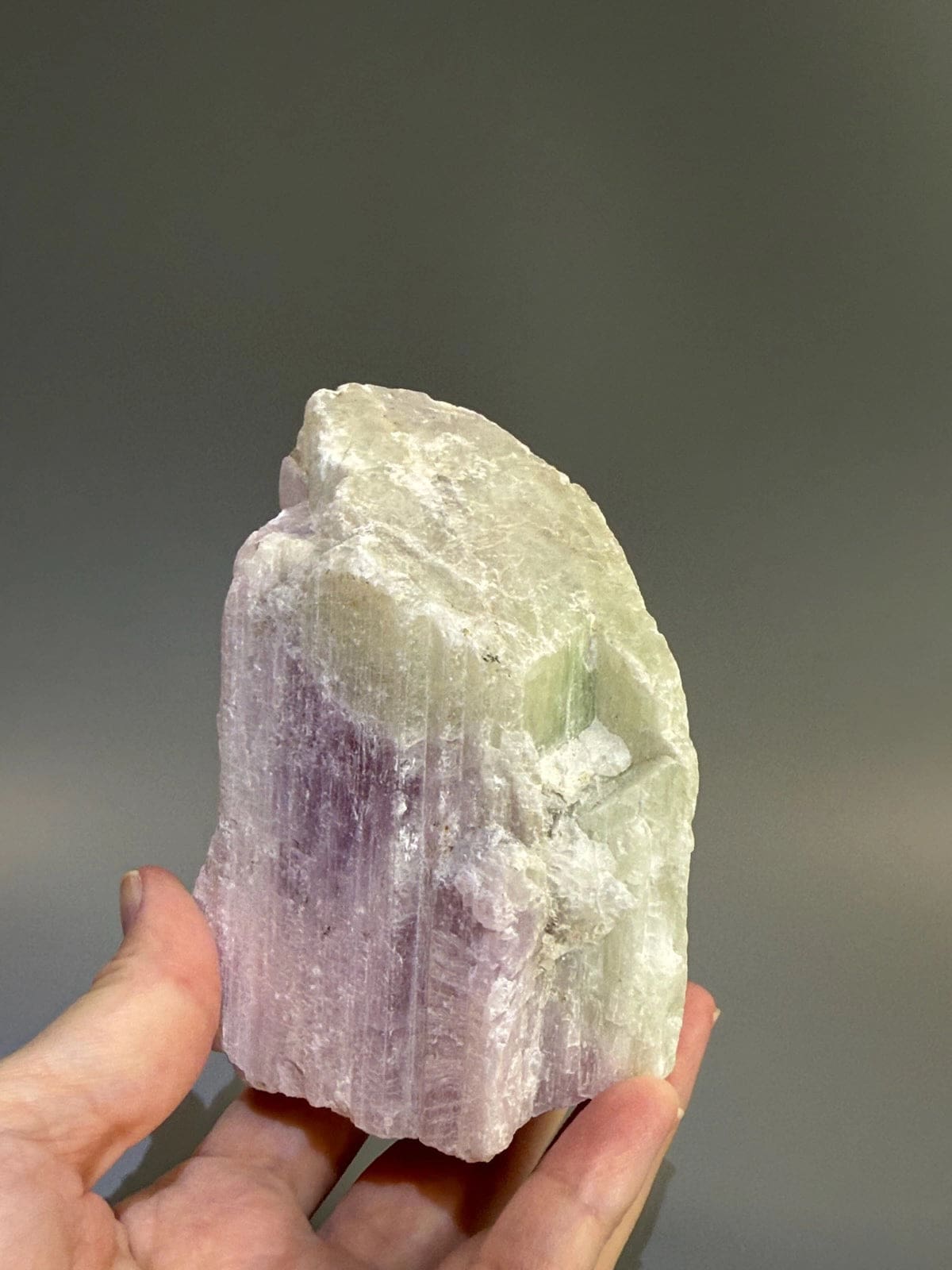 Kunzite with Hiddenite A