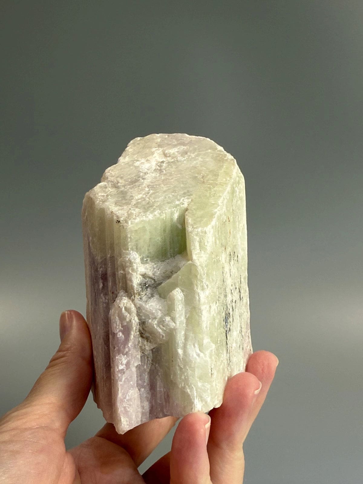 Kunzite with Hiddenite A