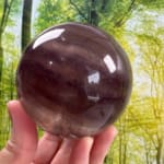 Fluorite with sparkling Mica Sphere
