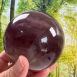 Fluorite with sparkling Mica Sphere