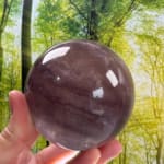 Fluorite with sparkling Mica Sphere