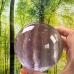 Fluorite with sparkling Mica Sphere