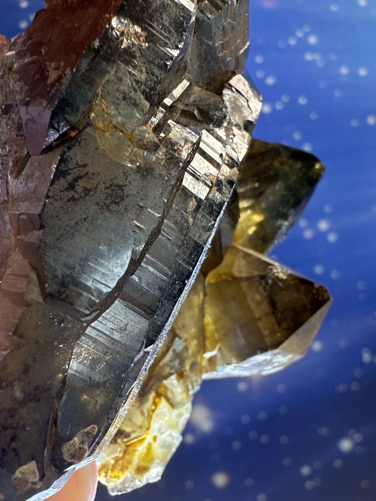 Natural Smokey Quartz Cluster
