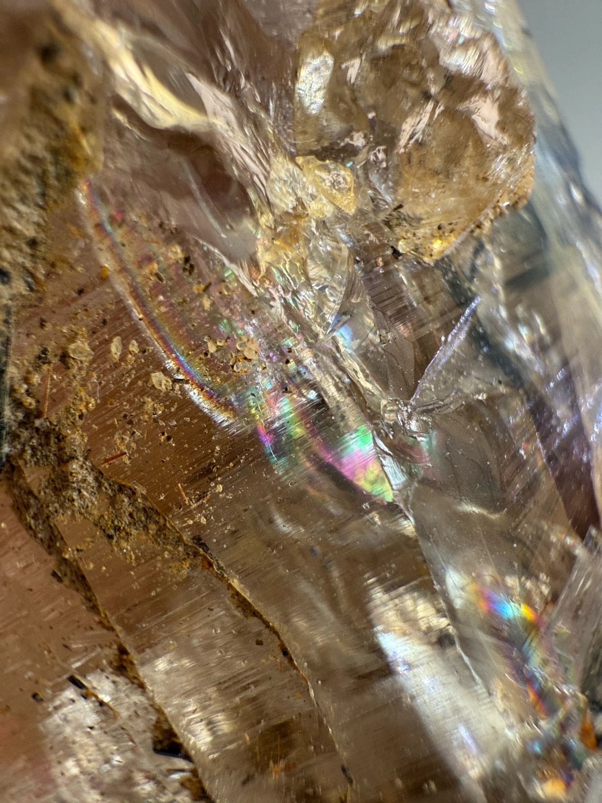 Natural Smokey Quartz with Black Tourmaline