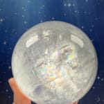 Optical Calcite Sphere with Star